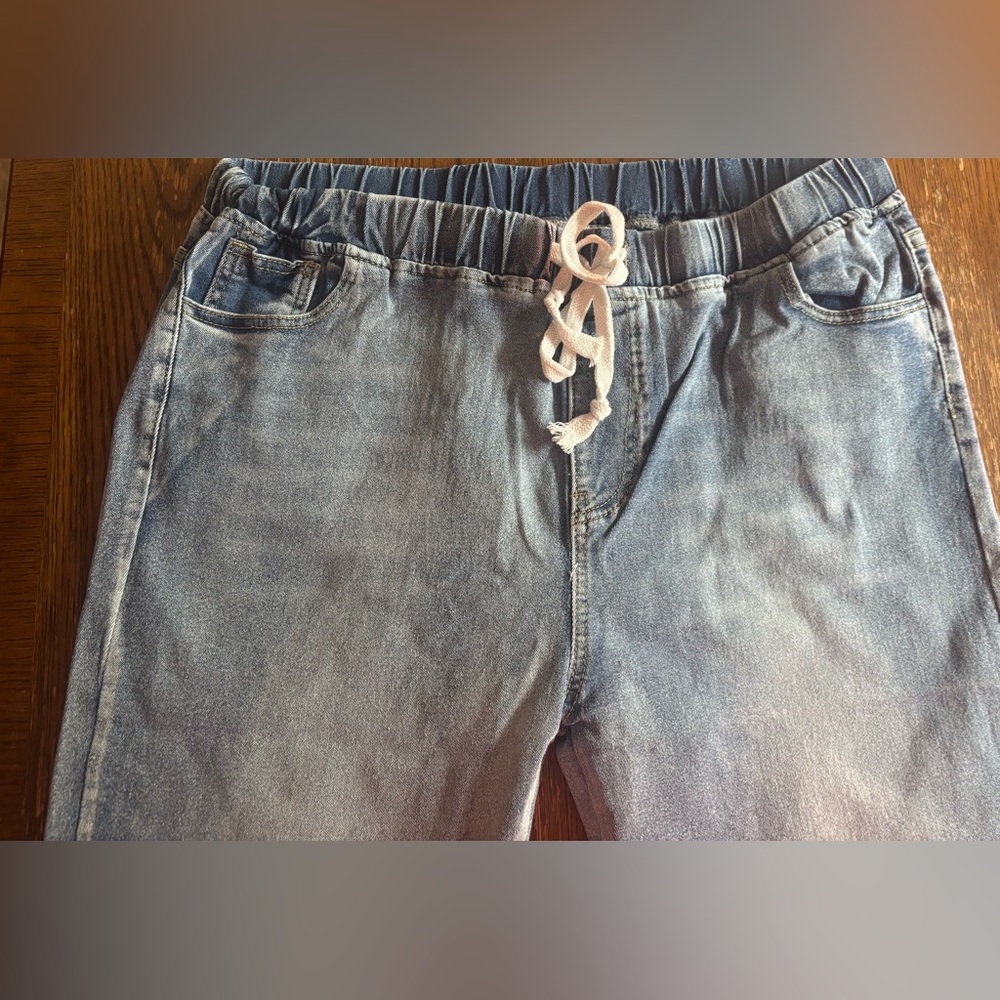 Stretchy Blue Denim Jeans